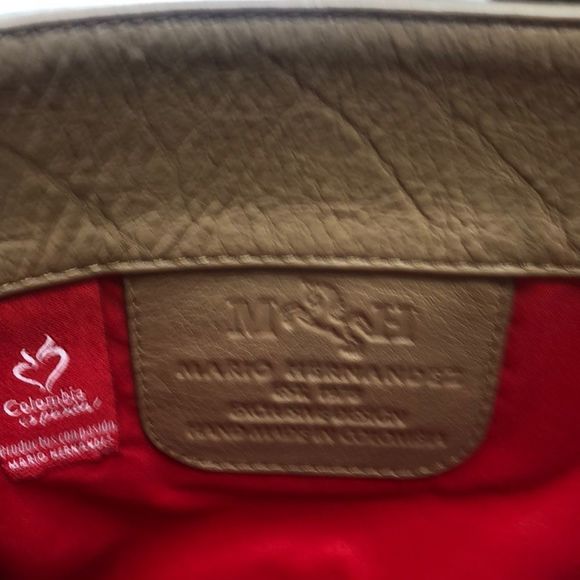 Mario Hernandez leather Butterfly bag - Picture 3 of 12